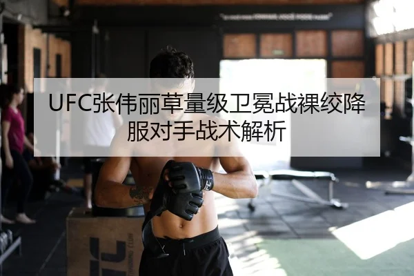 UFC张伟丽草量级卫冕战裸绞降服对手战术解析